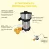 Extrator De Suco Industrial Inox Pequeno - VITALEX - Image 4