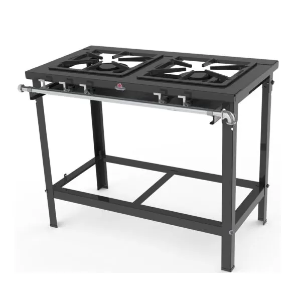 Fogão Industrial 2 Bocas 40x40 Queimadores Duplos - PROGÁS