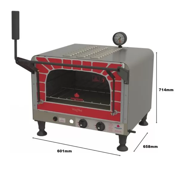 Forno Refratário Mini Chef a Gás 40 Litros - PROGÁS - Image 3