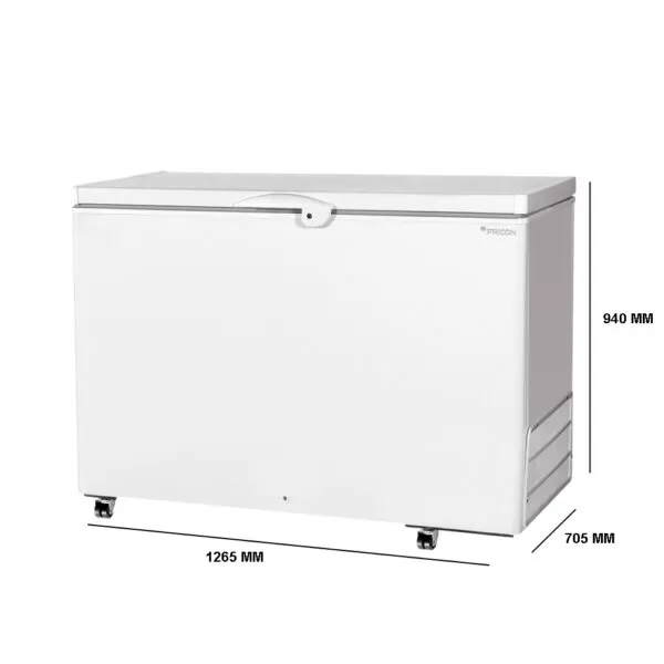 Freezer Horizontal Dupla Ação 1 Tampa de Chapa 411 Litros - FRICON - Image 3